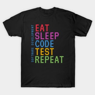 Eat Sleep Code Test Repeat T-Shirt